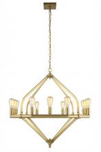 Elegant 1472G39BB - Illumina 12 Light Burnished Brass Pendant