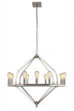 Elegant 1472G39PN - Illumina 12 light polished Nickel Pendant