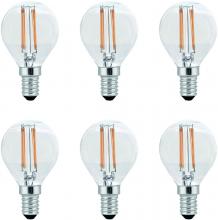 Elegant G14LED101V1-6PK - Dimmable 4W LED G14 light bulb 2700K pack of 6