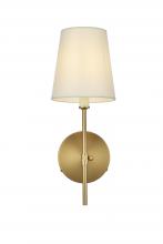 Elegant LD6004W6SG - Mel 5.5 inch Wall Sconce in Satin Gold