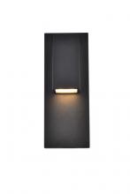 Elegant LDOD4006BK - Raine Integrated LED wall sconce in black