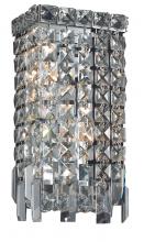 Elegant V2033W6C/RC - MaxIme 2 Light Chrome Wall Sconce Clear Royal Cut Crystal
