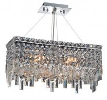 Elegant V2035D20C/RC - MaxIme 4 Light Chrome Chandelier Clear Royal Cut Crystal