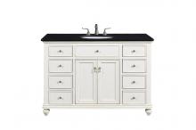 Elegant VF12348AW - 48 In. Single Bathroom Vanity Set in Antique White