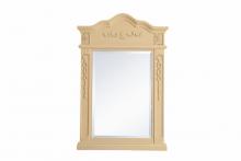 Elegant VM32436LT - Wood Frame Mirror 24 Inchx36 Inch in Light Antique Beige