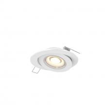 Dals FGM3-CC-V-WH - Flat LED Recessed Gimbal - universal 120V-347V, 0-10V dimming