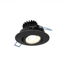 Dals LEDDOWNG3-CC-V-BK - Multi CCT Round gimbal recessed light - universal 120V-347V, 0-10V dimming