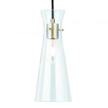 Russell Lighting 219-001/SG/CL - Pilsner Pendants Soft Gold