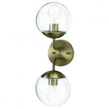 Russell Lighting 788-002/SG/CL - Eclipse Wall Sconces Soft Gold