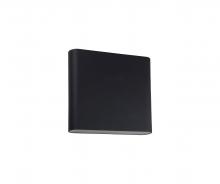 Russell Lighting EX7926/BK - Vista - LED Exterior Wall Light in Black