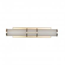 Russell Lighting VL7052/SG - Cylindrius - LED CCT 24 Vanity in Soft Gold