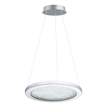 Eglo Canada 203451A - LED Pendant w/ Chrome Finish & Clear Glass Shade w/ Clear Glass Crystal Stones