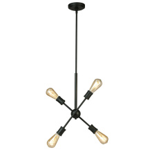 Eglo Canada 203945A - 4 LT Open Bulb Pendant w/ a Black Finish
