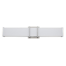 Eglo Canada 204125A - 1 LT LED Bath/Vanity Light w/ Chrome Finish & White Acrylic Shade