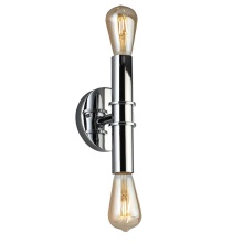 Eglo Canada 204466A - 2 LT Open Bulb Bath/Vanity Light w/ Chrome Finish