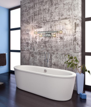 Eglo Canada 204468A - 4 LT Bath/Vanity Light w/ Double Bars in a Chrome Finish & Open Bulbs