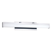 Eglo Canada 205128A - 1 LT Integrated LED Bath/Vanity Light w/Chrome Finish & White Acrylic Shade