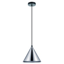 Eglo Canada 205642A - 1 LT Mini Pendant w/ Black Finish & Matte Nickel Metal Shades