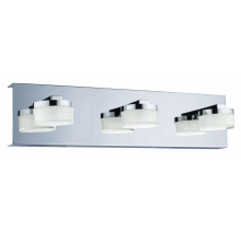 Eglo Canada 94653A - 3 LT LED Bath/Vanity Light w/ Chrome Finish & Clear & Satin Acrylic Shades