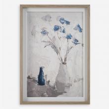  32287 - Blue Flowers In Vase Framed Print