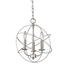 ELK Home 1513CH/20 - Thomas - Williamsport 13'' Wide 3-Light Chandelier - Brushed Nickel