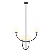 ELK Home H0018-10371 - Doby 30'' Wide 4-Light Pendant - Matte Black