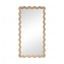 ELK Home H0036-11943 - Oak Ripple Wall Mirror - Medium Oak