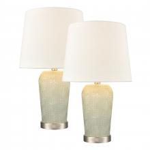 ELK Home S0019-8033/S2 - Prosper 21'' High 1-Light Table Lamp - Set of 2 Salted Seafoam